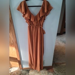 Baltic Born Katya Ruffle Maxi Dress